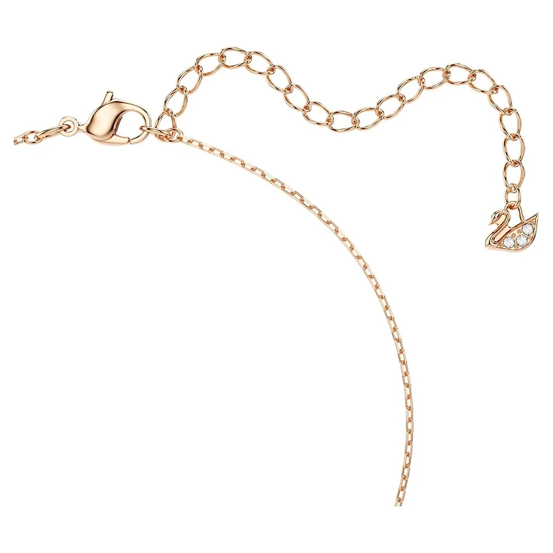 Collier Una en Métal Plaqué Or Rose avec Cristaux Swarovski - 15