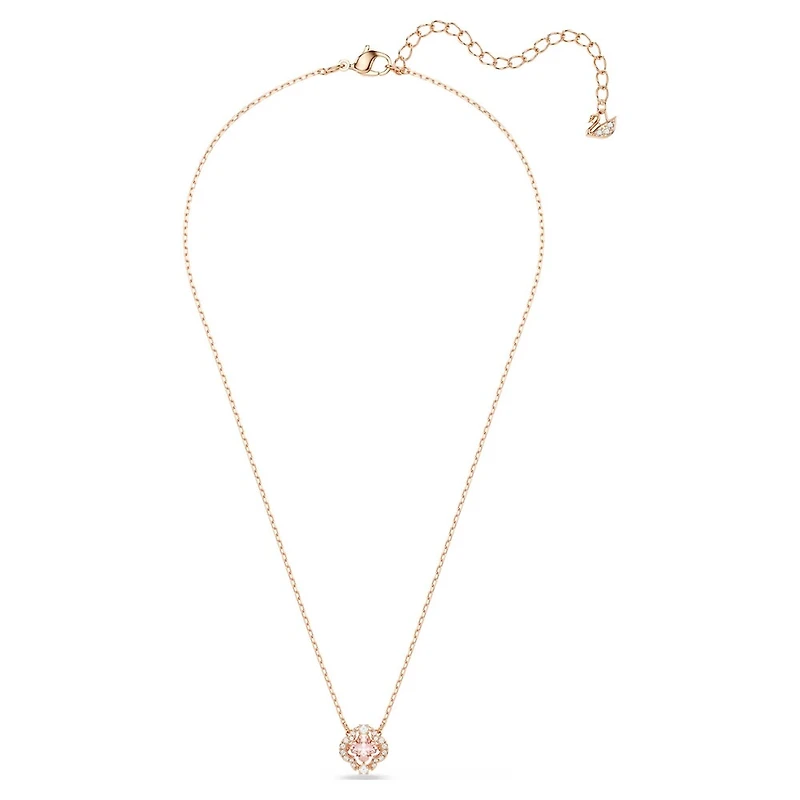 Collier Una en Métal Plaqué Or Rose avec Cristaux Swarovski - 15