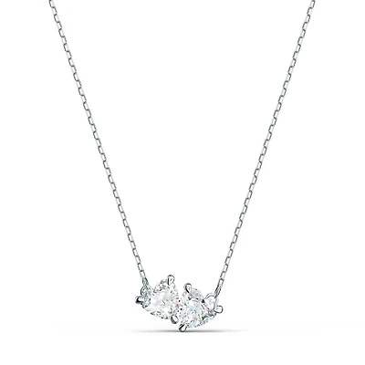 Swarovski '' Attract Soul '' necklace - White, Rhodium plated. Color: white | Doucet Latendresse