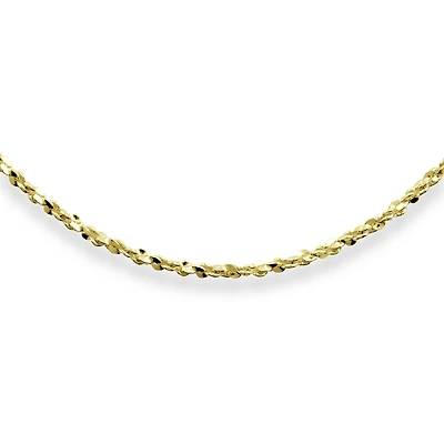 Chaîne Serpentine Torsadé 24'' pour Dame - Or jaune 10K. Color: jaune | Doucet Latendresse
