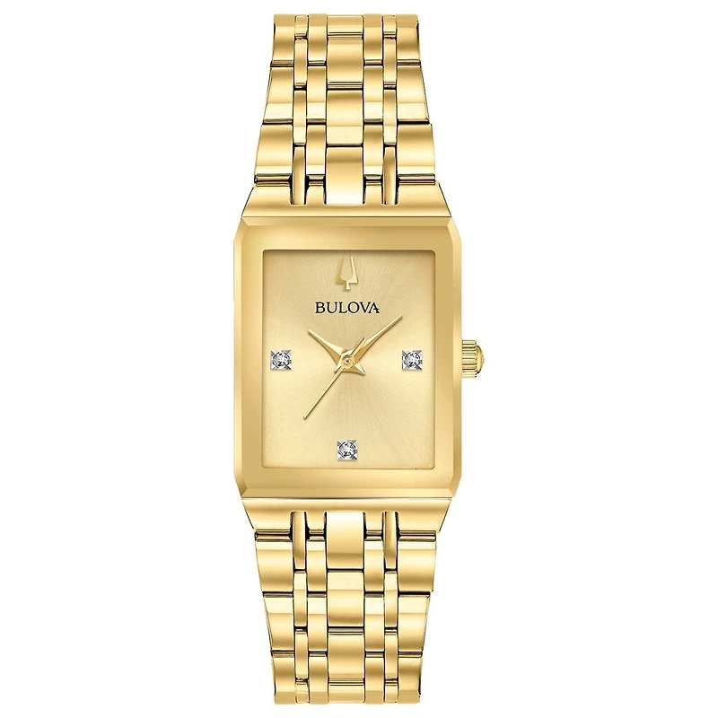 Montre-bracelet à maillons dorés Bulova | Doucet Latendresse