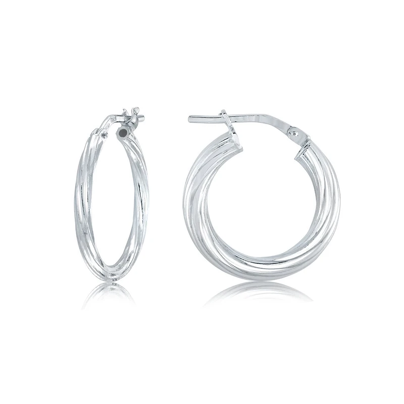 Hoop earrings for women - Sterling silver
