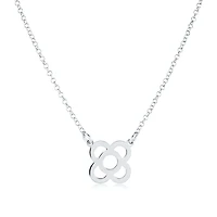 Pendentif fleur pour femme avec chaîne - Sterling silver. Color: argent | Doucet Latendresse