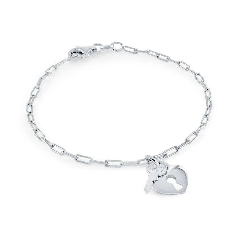braclet en argent 925. Color: blanc | Doucet Latendresse