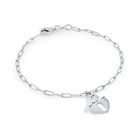 braclet  en argent 925. Color: blanc | Doucet Latendresse