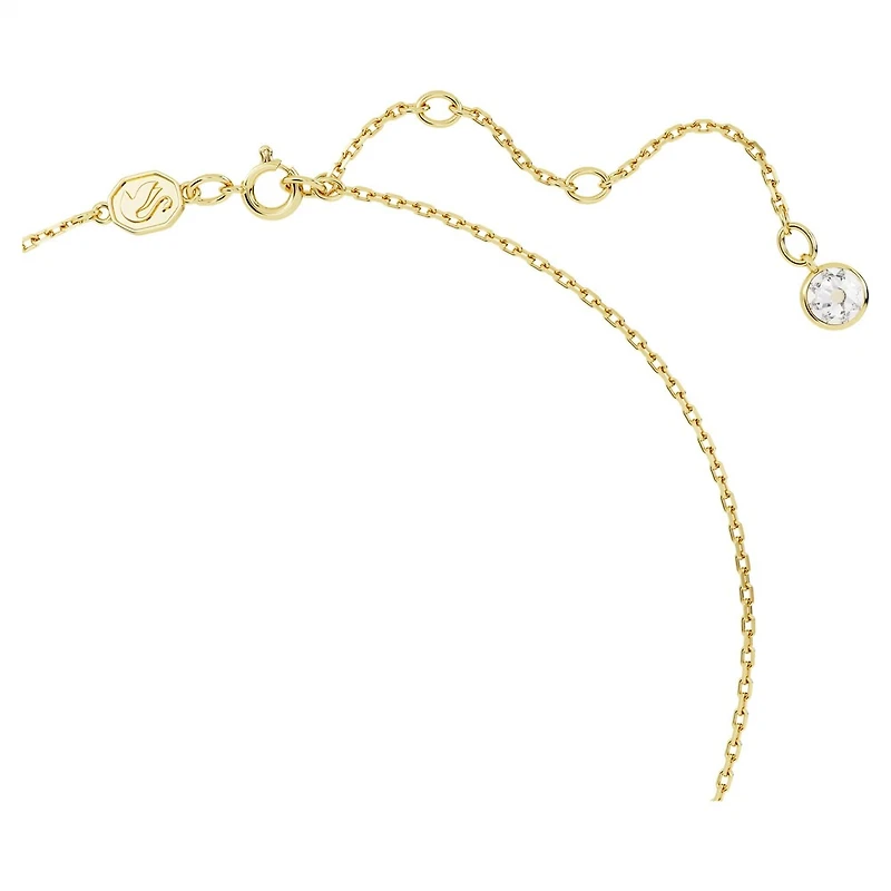 Chroma Necklace in Gold Plated Metal with Swarovski Crystals - 38