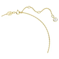 Chroma Necklace in Gold Plated Metal with Swarovski Crystals - 38
