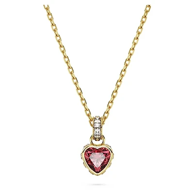 Chroma Necklace in Gold Plated Metal with Swarovski Crystals - 38