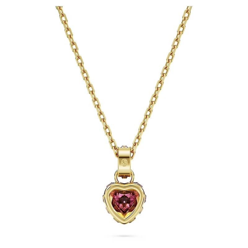Chroma Necklace in Gold Plated Metal with Swarovski Crystals - 38