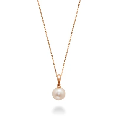 Pendentif Perle - Or Rose 10k. Color: rose | Doucet Latendresse