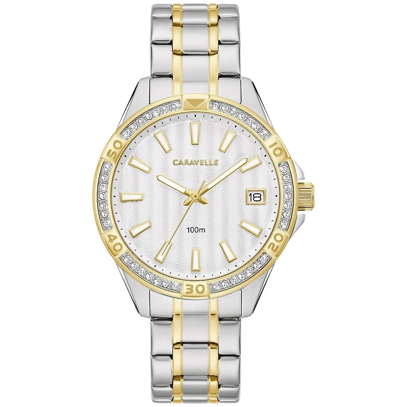 Caravelle Watch Aqualuxx with Stainless Steel Bracelet and Case