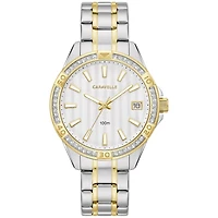 Caravelle Watch Aqualuxx with Stainless Steel Bracelet and Case