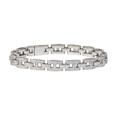 Bracelet pour femme - .925 Argent Sterling. Color: blanc | Doucet Latendresse