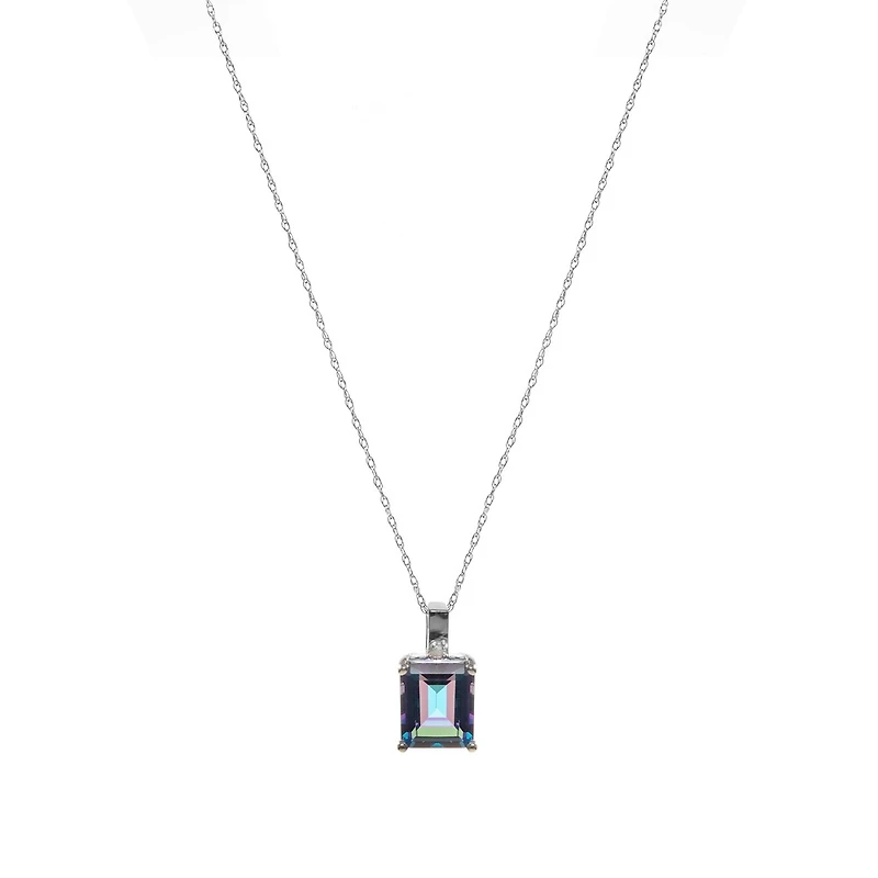 Pendentif femme avec chaîne 18
