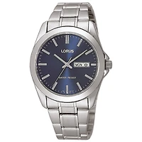 Men's watch with Blue dial and Stainless steel bracelet | Doucet Latendresse