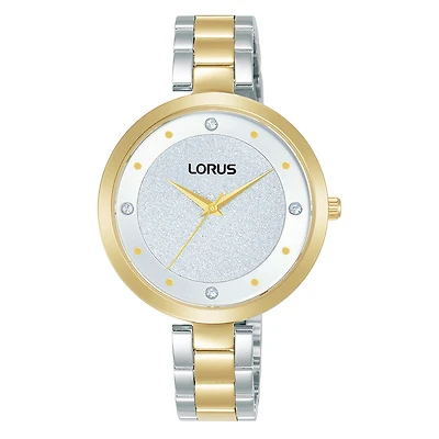 Montre pour dames avec boîtier en acier inoxydable et fermoir à pression | Doucet Latendresse