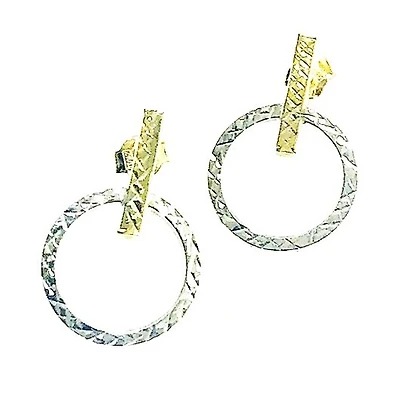 Earrings for women. Color: 2 tone | Doucet Latendresse