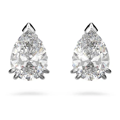 Clous d'oreilles Stilla. Color: blanc | Doucet Latendresse