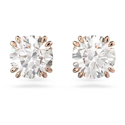 Stilla stud earrings. Color: pink | Doucet Latendresse