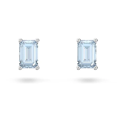 Chroma stud earrings. Color: white | Doucet Latendresse