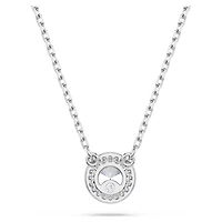 Collier Una Angelic en Métal Rhodié avec Cristaux Swarovski - 38 - 44 cm. Color: blanc | Doucet Latendresse