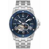 Montre Automatique Bulova Marine Star 45mm en Acier Inoxydable – Cadran Bleu | Doucet Latendresse