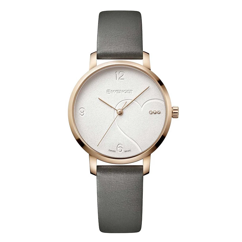 Wenger Watch Metropolitan Donnissima with Leather Bracelet and Stainless Steel Case - 38mm | Doucet Latendresse