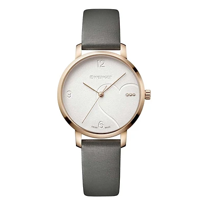 Wenger Watch Metropolitan Donnissima with Leather Bracelet and Stainless Steel Case - 38mm | Doucet Latendresse