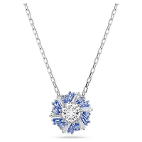 Collier Idyllia en Métal Rhodié avec Cristaux Swarovski - 38 - 45 cm. Color: blanc | Doucet Latendresse