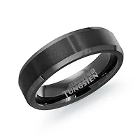 Tungsten Brushed and Polished Man's Band
