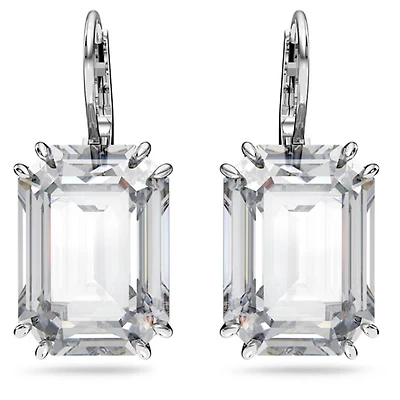 Pendants d'oreilles Millenia. Color: blanc | Doucet Latendresse