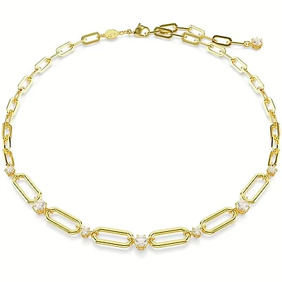 Collier ConstellaBlanc, plaqué or. Color: jaune | Doucet Latendresse