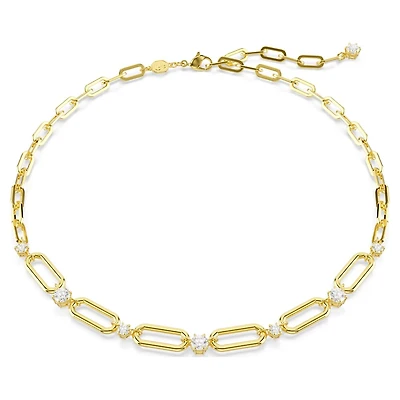 Collier Constella en Métal Plaqué Or avec Cristaux Swarovski - 38 - 45 cm. Color: jaune | Doucet Latendresse