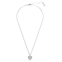 Collier Idyllia en Métal Rhodié avec Cristaux Swarovski - 38 - 45 cm. Color: blanc | Doucet Latendresse