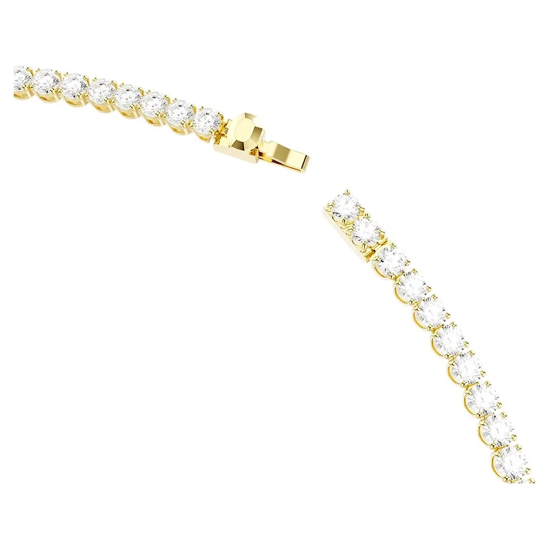 Collier Matrix Tennis en Métal Plaqué Or avec Cristaux Swarovski - 16