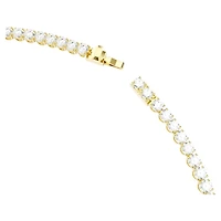 Collier Matrix Tennis en Métal Plaqué Or avec Cristaux Swarovski - 16