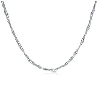 Sterling Silver Rope Chain 17