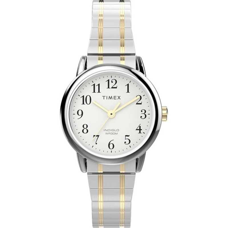 Easy Reader Montre à bracelet extensible en acier inoxydable de 25 mm | Doucet Latendresse
