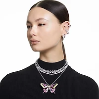 Collier Matrix Tennis en Métal Rhodié avec Cristaux Swarovski - 16