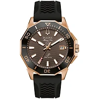 Bulova Watch Marine Star with Silicone Bracelet and Stainless Steel Case - 43mm | Doucet Latendresse