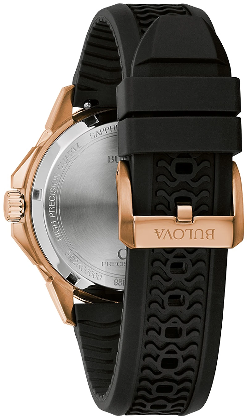 Montre Bulova Marine Star avec Bracelet en Silicone et Boitier en Acier Inoxydable - 43mm | Doucet Latendresse