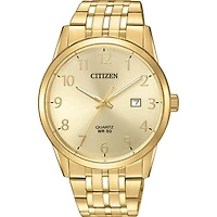 Men's Citizen Quartz Gold-Tone Watch with Champagne Dial | Doucet Latendresse