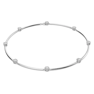 Constella necklaceRound cut, White, Rhodium plated. Color: white | Doucet Latendresse