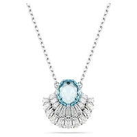 Pendentif IdylliaCoquillage, Bleu, Rhodié. Color: blanc | Doucet Latendresse