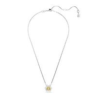 Collier Idyllia en Métal Rhodié avec Cristaux Swarovski - 38 - 45 cm. Color: blanc | Doucet Latendresse