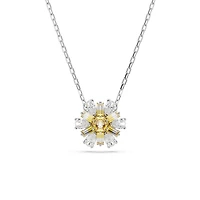 Collier Idyllia en Métal Rhodié avec Cristaux Swarovski - 38 - 45 cm. Color: blanc | Doucet Latendresse