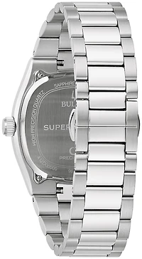 Bulova Watch Super Seville with Stainless Steel Bracelet and Case