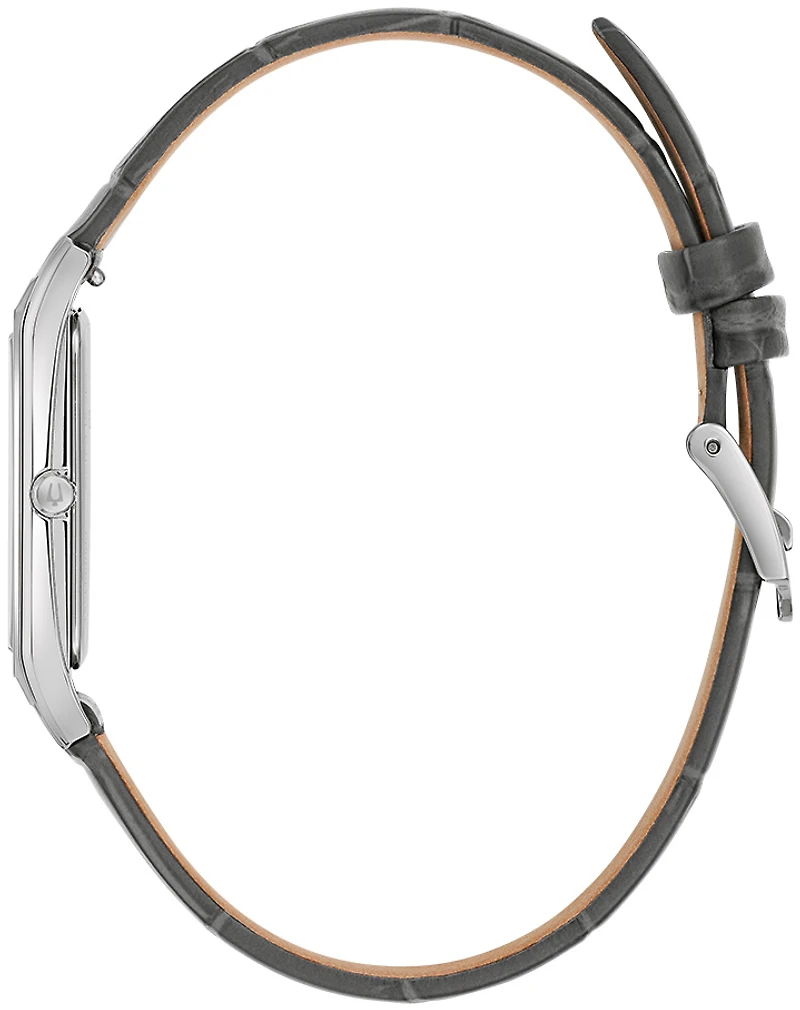 Montre Bulova Sutton avec Bracelet en Cuir et Boitier en Acier Inoxydable