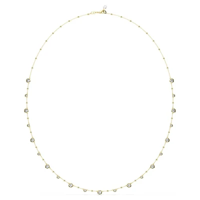 Sautoir Imber en Métal Plaqué Or avec Cristaux Swarovski - 80cm. Color: jaune | Doucet Latendresse
