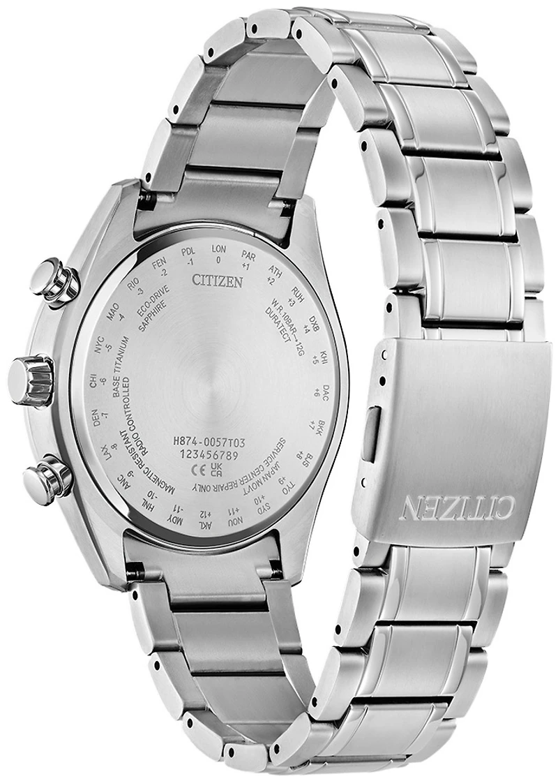 Montre Citizen Tsuki-yomi A-T avec Bracelet et Boitier en Titane
